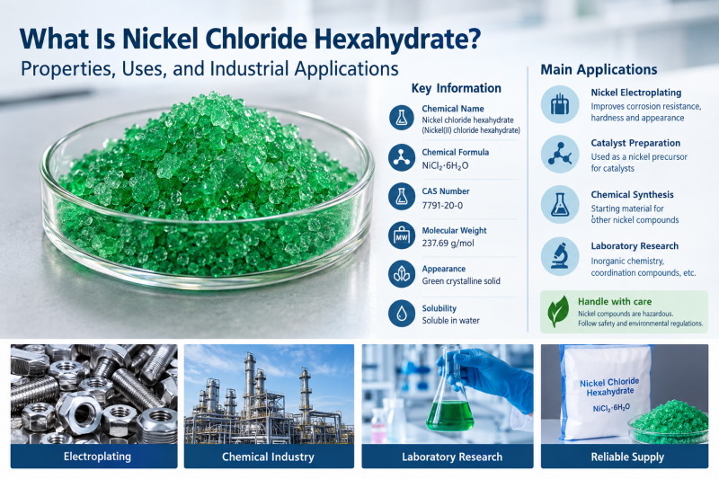 What Is Nickel Chloride Hexahydrate? Properties & Uses